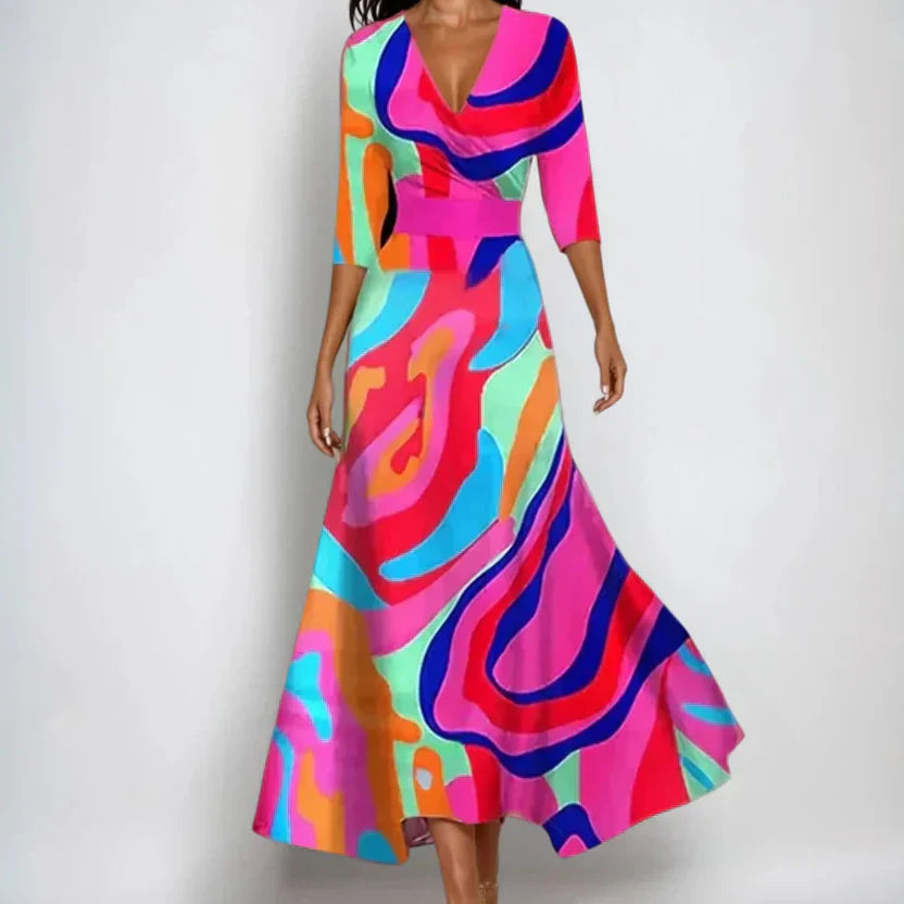 Amalia | Luxury Floral Dress