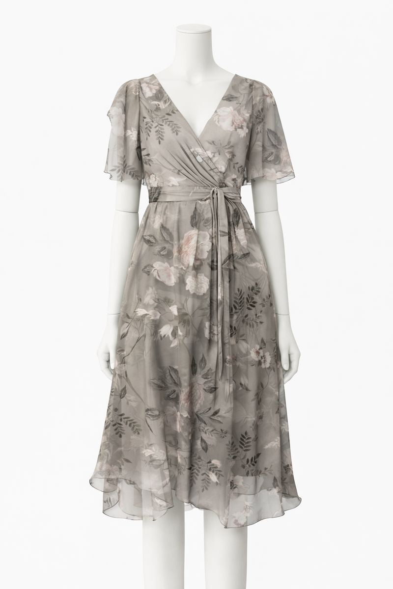 Patricia | Vibrant Abstract Print Midi Dress