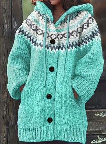 Amora™ | Knit Hoodie Cardigan