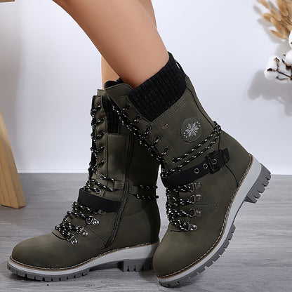Ellie™ Non-Slip Mid-Calf Winter Boots