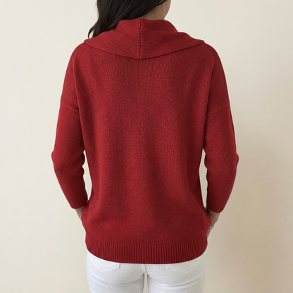 Soft Cowl Neck Sweater