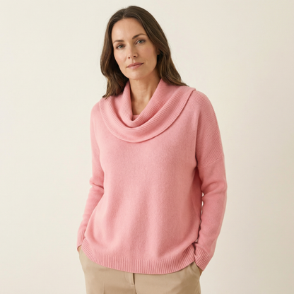 Soft Cowl Neck Sweater