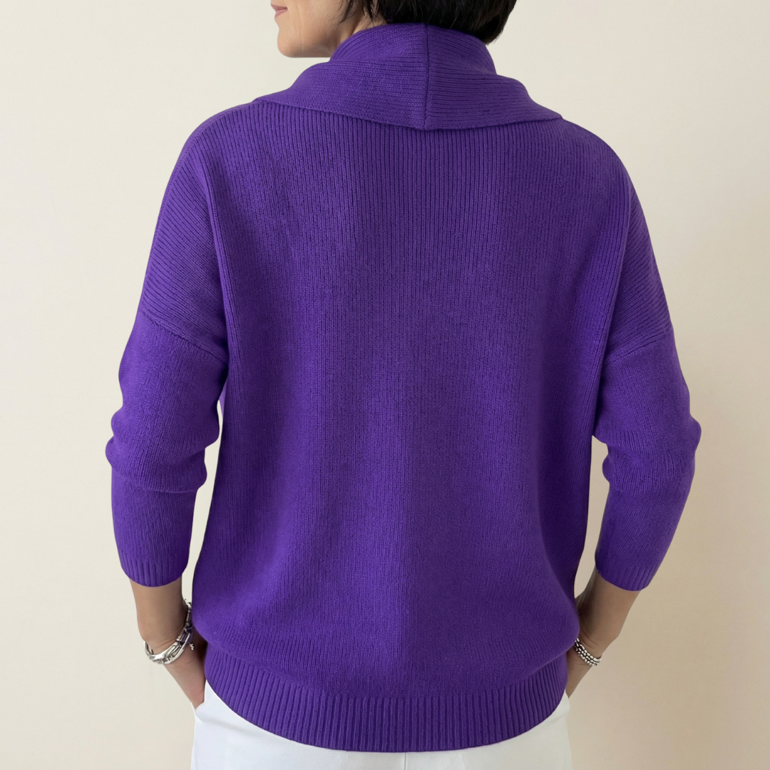 Soft Cowl Neck Sweater