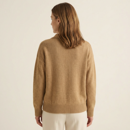Soft Knit Polo Sweater