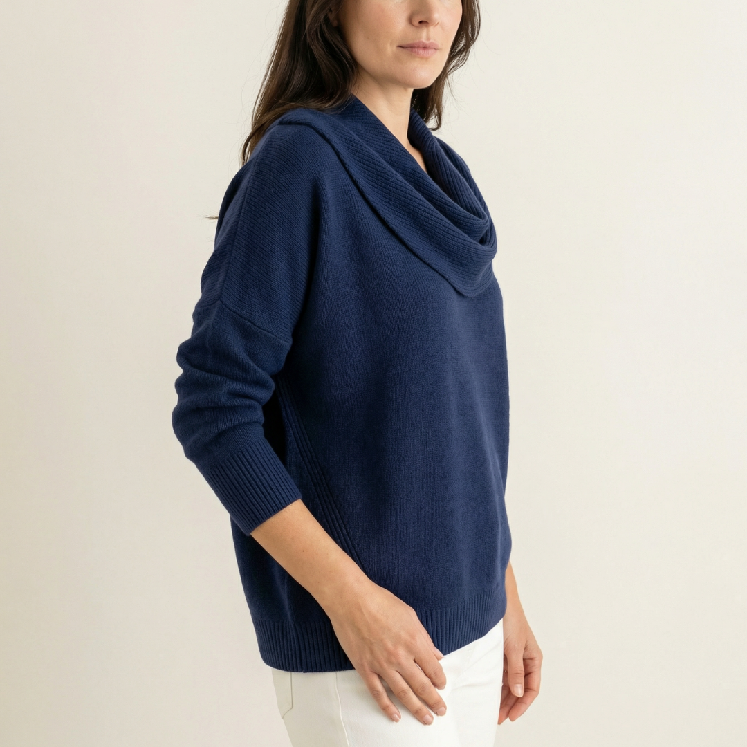 Soft Cowl Neck Sweater