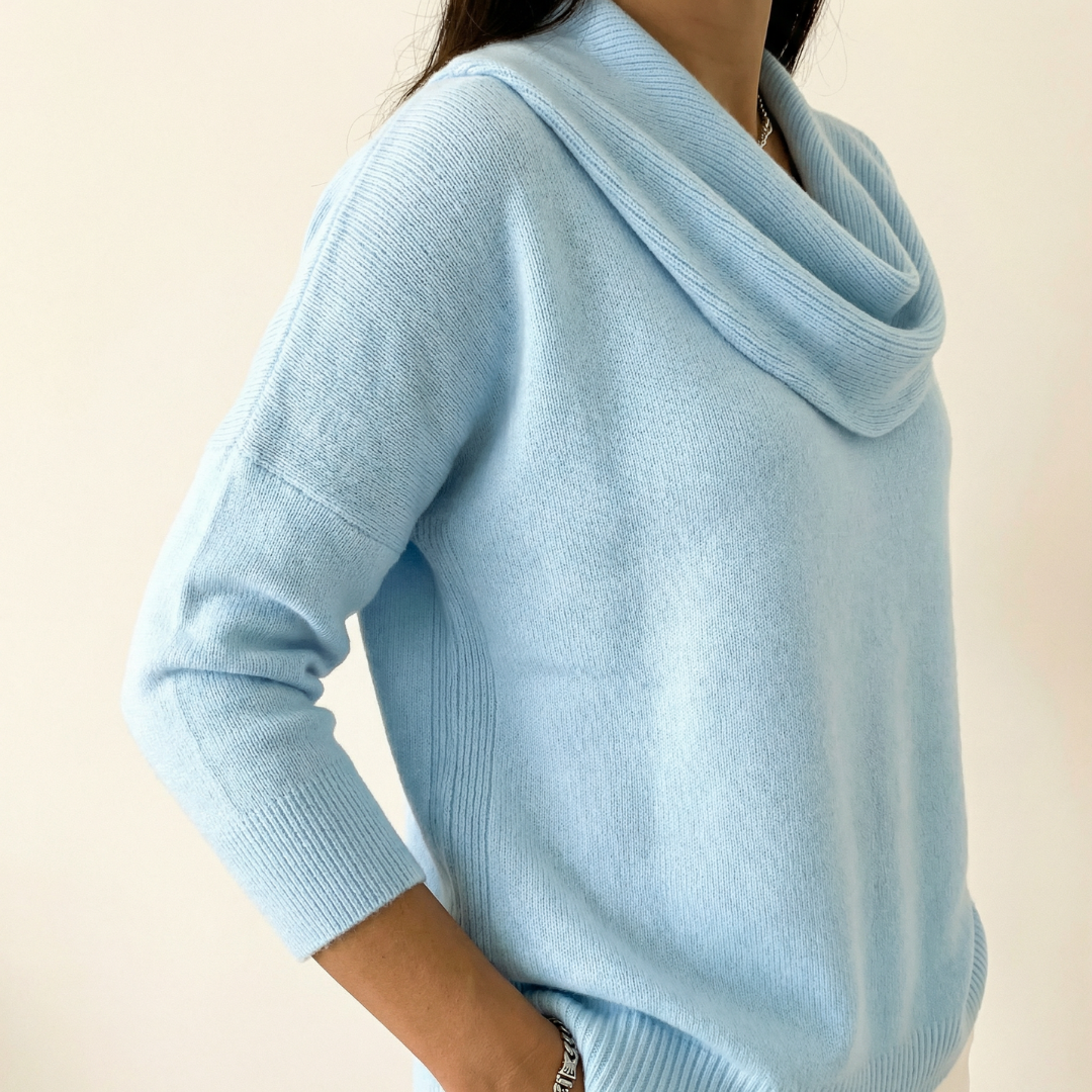 Soft Cowl Neck Sweater