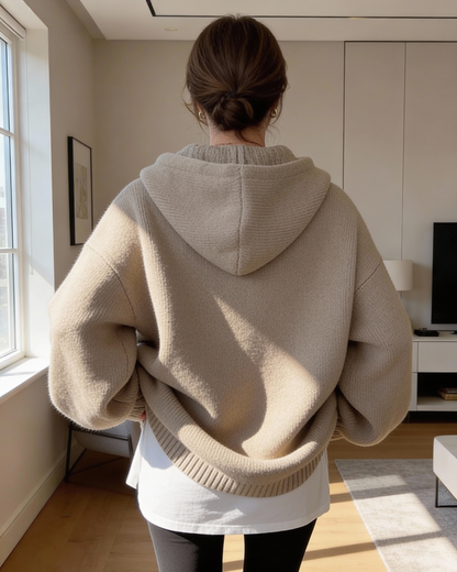 Oversized Smile Hoodie