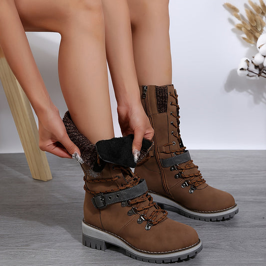 Ellie™ Non-Slip Mid-Calf Winter Boots