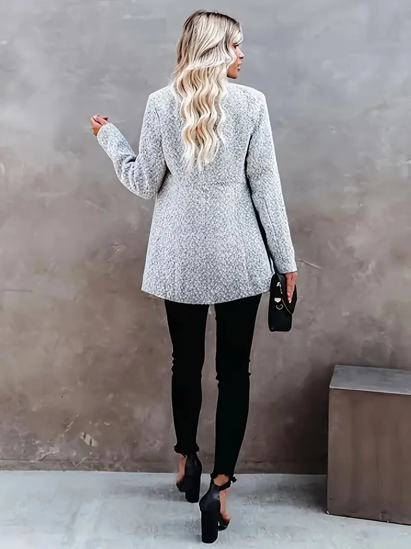 Laurian™ - Elegant Mid-Length Coat with Pockets
