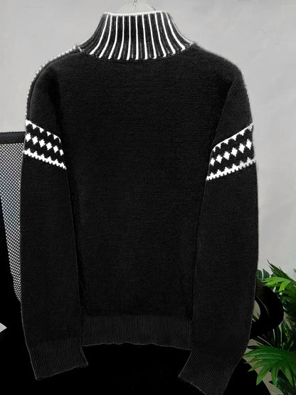 Women's Elegant High Neck Sweater