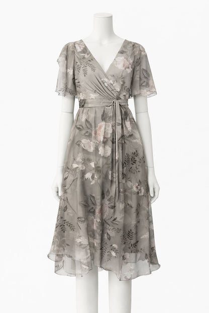 Patricia | Vibrant Abstract Print Midi Dress