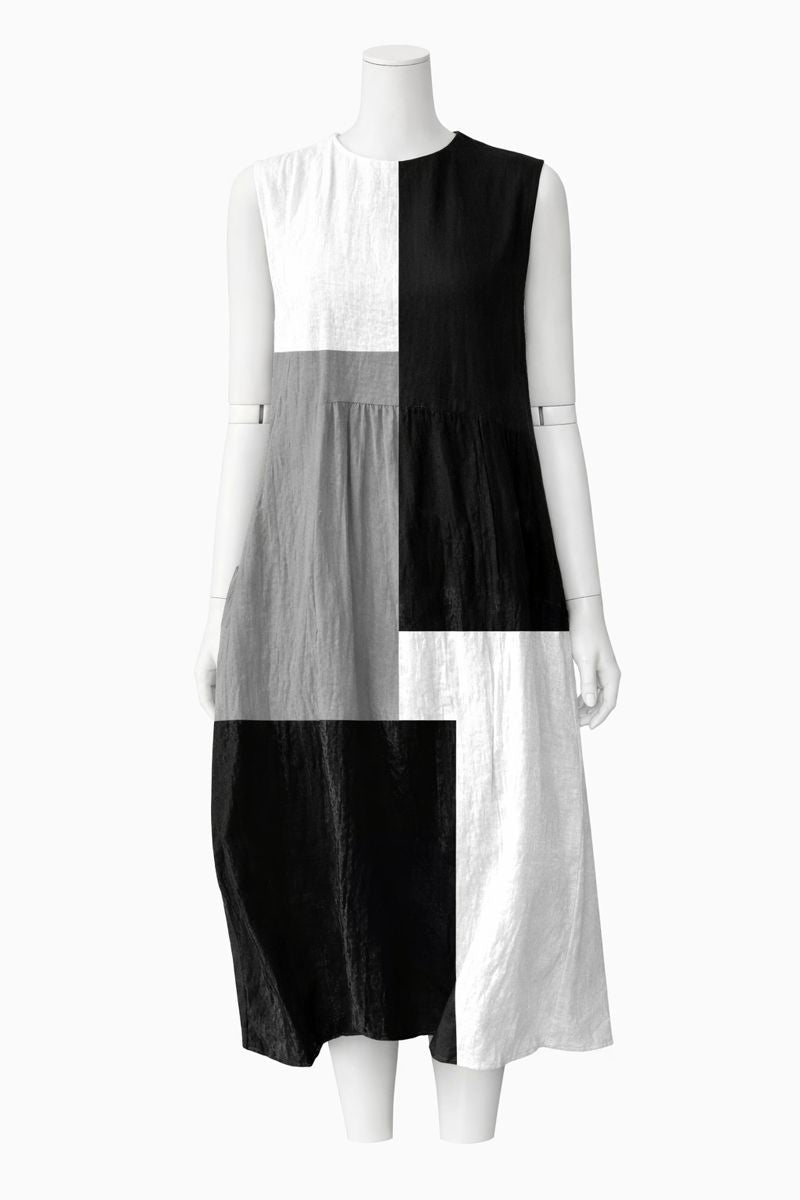 Robin | Bohemian Patchwork Sleeveless Beach Dress