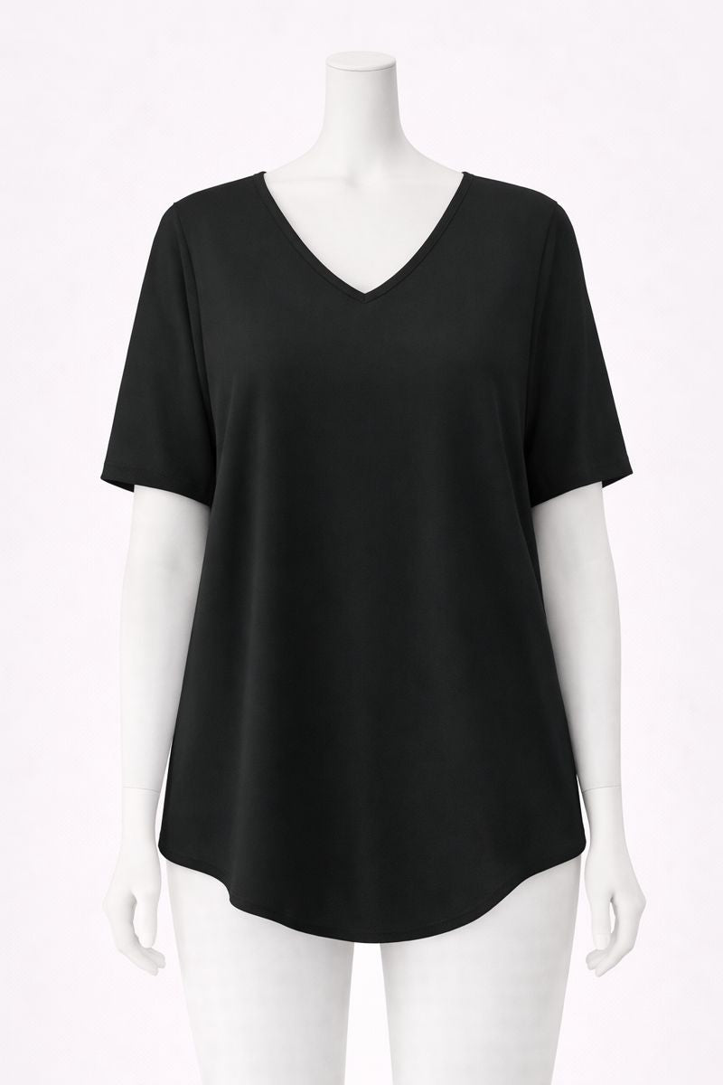 Jessie | Relaxed Fit Short-Sleeve V-Neck Top