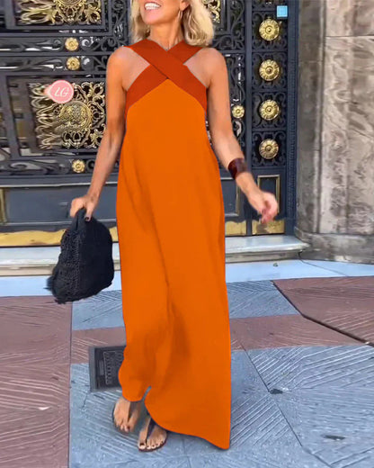 Diana | Dress with Crossed Cut