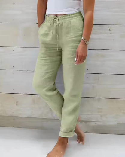 Breathable Drawstring Summer Pants