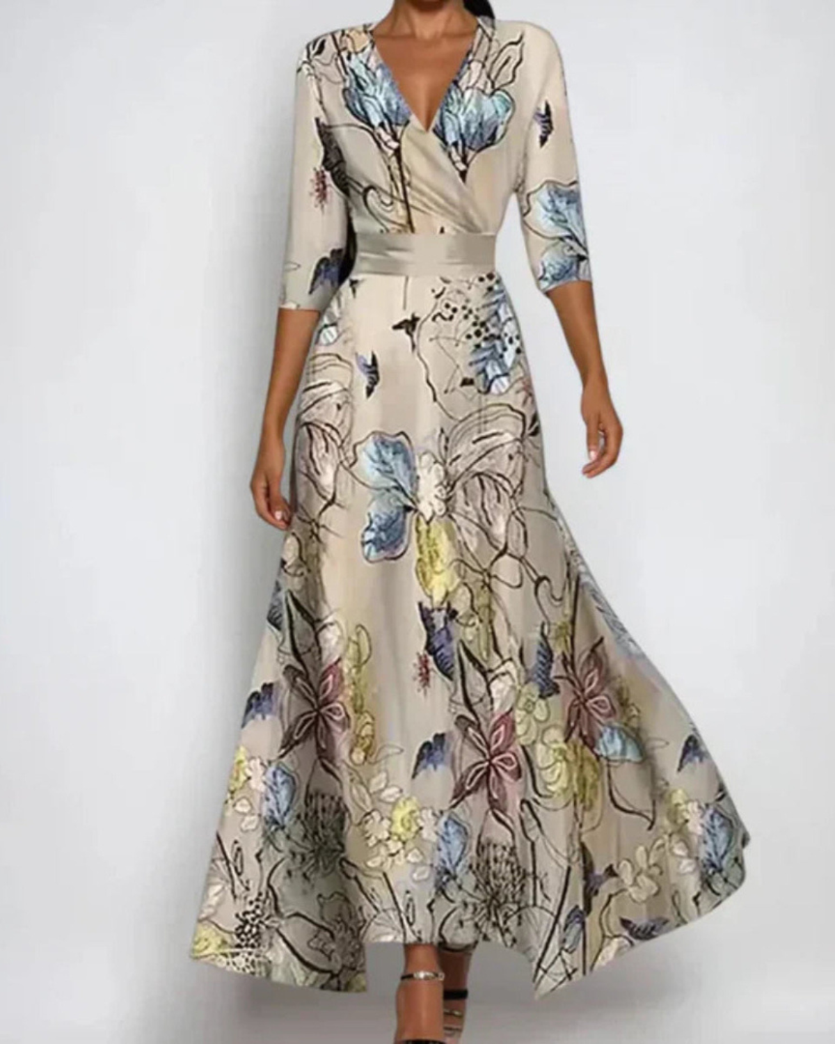 Amalia | Luxury Floral Dress