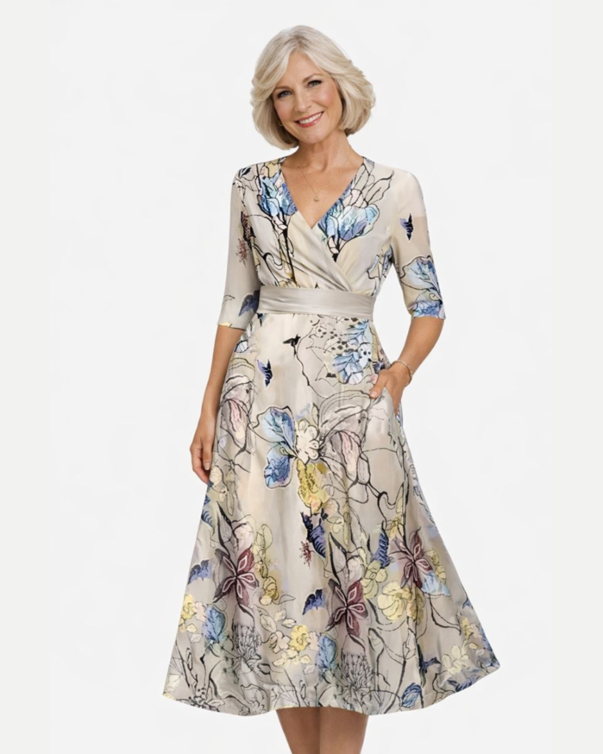 Amalia | Luxury Floral Dress