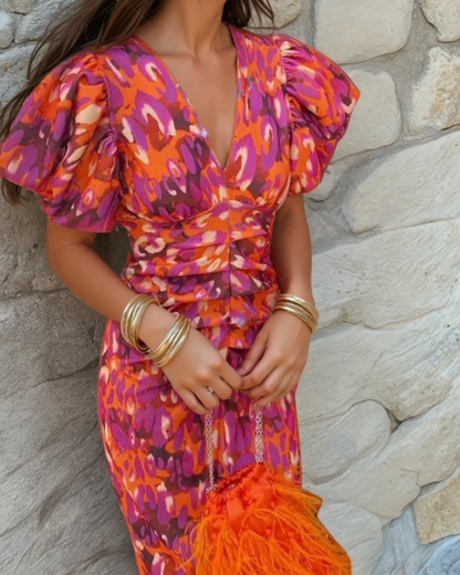 Claudia | Vibrant Floral Dress