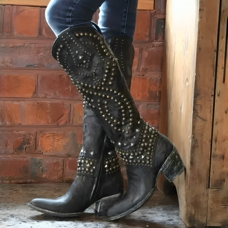 Monique™ Western Knee-High Boots