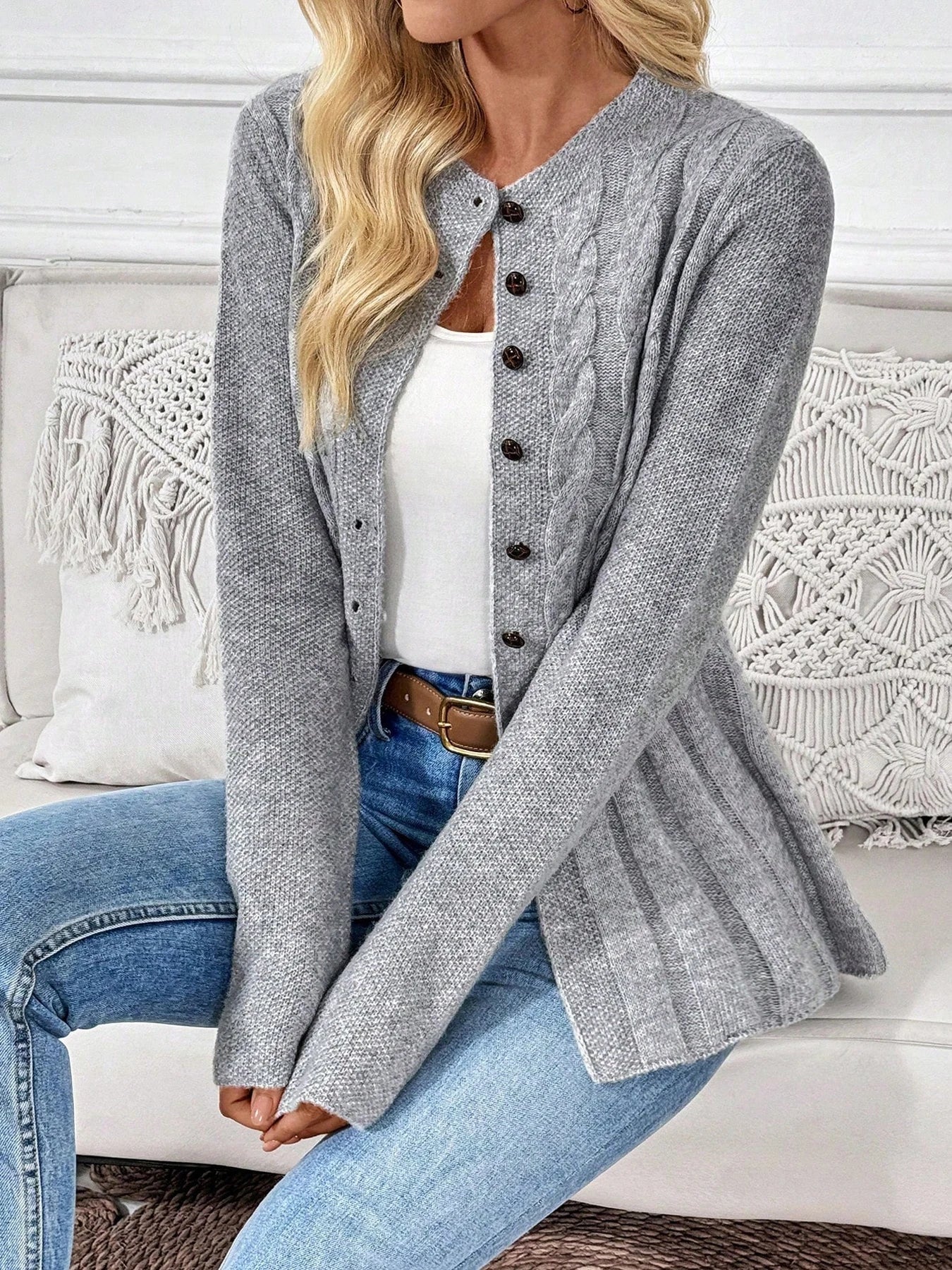 Cléa Ribbed Cardigan