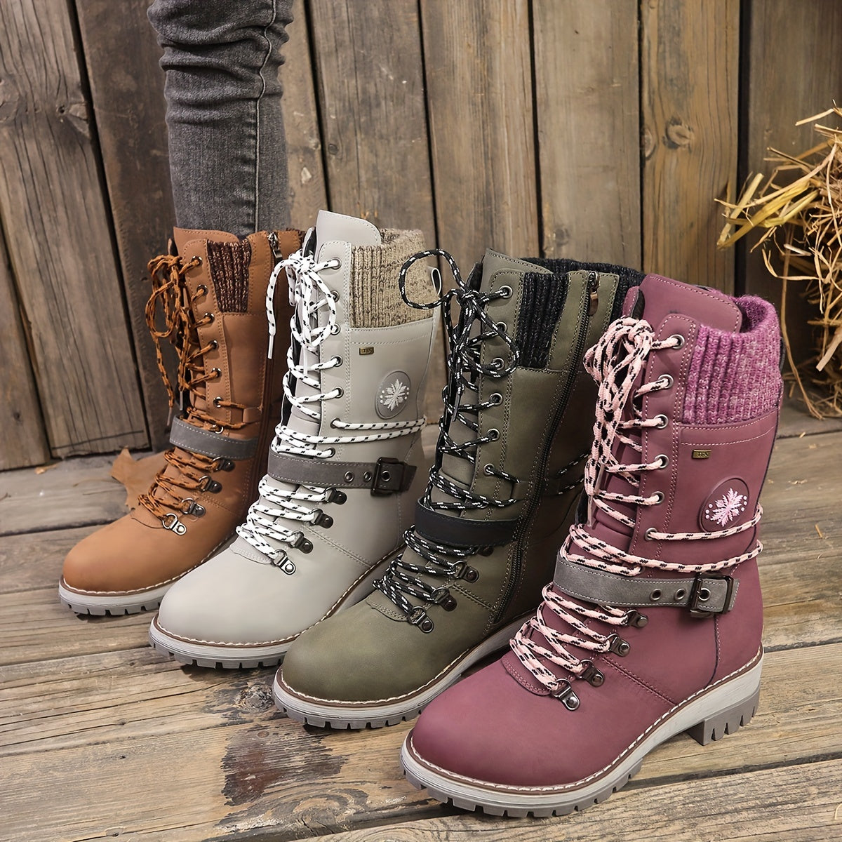 Ellie™ Non-Slip Mid-Calf Winter Boots