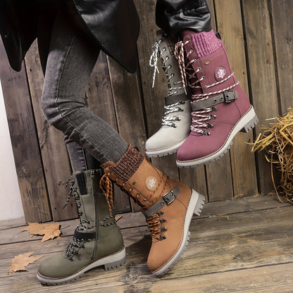 Ellie™ Non-Slip Mid-Calf Winter Boots